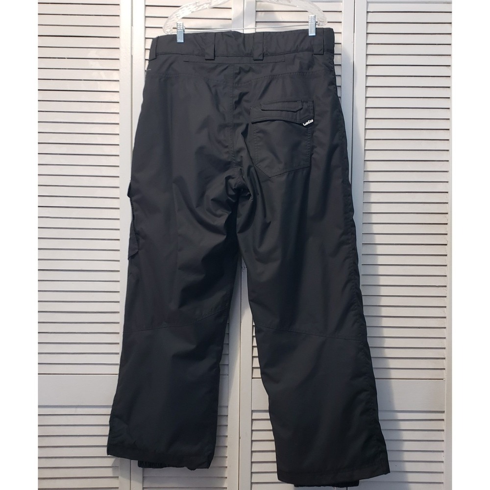 Wed'ze Ski Snowboard Pants Men's Large 38x32 Black Adjustable Waist Lined Padded - Picture 4 of 10